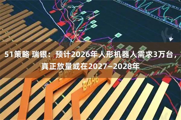 51策略 瑞银:预计2026年人形机器人需求3万台,真正放量或在2027—2028年