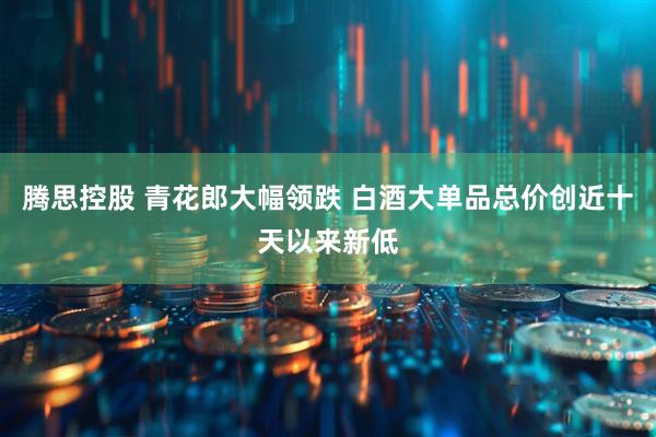 腾思控股 青花郎大幅领跌 白酒大单品总价创近十天以来新低